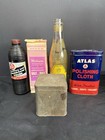 Vintage Collection Of Products Vernors Old English Dairy Lipton Tea Atlas Cloth
