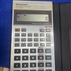 Vintage Sharp El-506p Scientific Calculator With Case  Tested Working
