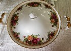 Beautiful Royal Albert Old Country Rose Tureen With Lid  Mint  Made In England 