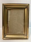 3 5x5 Antique Vintage Gold Plated Inlaid Matte Metal Picture Photo Frame