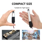 12v Electric Micro Linear Actuator 1 2  2  3  4  Stroke Fast Speed Up To 6inch s