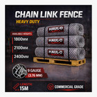 Galvanised Chain Wire Mesh Roll 3 76mm     15m Chain Link Fencing     Bulk Supply
