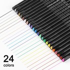 Fineliner Pens  24 Colors 0 4mm Fineliner Color Pen Set Fine Point Markers Dr   