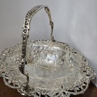 European 830 Silver Cake Basket
