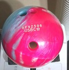 Brunswick T Zone Pink White  Bowling Ball Usbc Bp92596 With Carrying Bag