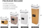 Airtight Food Storage Containers With Lids  Vtopmart 24 Pcs Plastic Black 