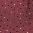 Eton Nwot 100  Silk Pocket Square In Brown With Multicolor Polka Dots