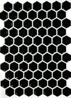 Design Your Own 3d Black Gel Tank Pad  70 Hexagon Set  Dimensions 27mm X 27mm 