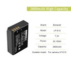 Lp-e10 2x Battery   Charger For Canon Rebel X50 T7 T3 T5 T6 Eos 1200d 1300d