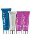 Lancer 4-piece Skicare Travel Set  Polish  Peel  Advanced C  Mask Anti-aging