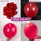 Red Giant Balloons 36 Inch  8 Pack Jumbo Red Balloon Large Round Latex Balloo   