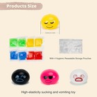 4 Pack Puking Egg Stress Ball Toys     Funny Slime Vomiting Squeeze Toy  Gross Fid