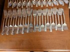 80-vintage Rogers Deluxe Plate Silverplate Gracious Silverware 
