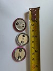 Vintage Pin Pinback Button Cute Cupcake Butterfly Hedgehog Love Pink