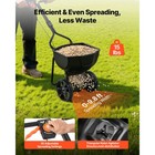 Uimoso Push Lawn Spreader With 9 8ft Coverage And 15lb Capacity For Seed