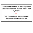    instant Auto Send    Pokemon Tcg Pocket Trading Card Game With 5900  Hourglass