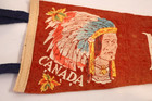2x Original Vintage Niagara Falls Canada Souvenir Pennant Banner Rainbow Bridge