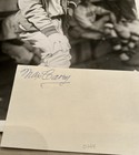 Autograph Signed Card With Vtg Photo Max Carey Pittsburgh Pirates Hof - No Coa