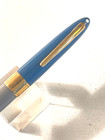 Sheaffer Snorkel Fountain Pen Palladium Silver F6 Nib   Touchdown Filler   Nice