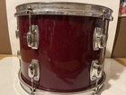 Rare 1980   s Vintage Ludwig 10x13 5 Dark Red Rack Tom  Power Tom     Usa Made