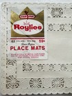 Vintage Roylies Royal Lace Paper Place Mats Doilies White 25 Pack 8    X 12   