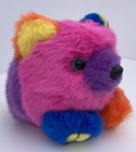 Puffkins Cosmo Plush Color Block Bear Rainbow Colors 4    W  Swing Tags 1998