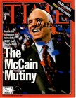 John Mccain Signed Time Magazine W  Jsa Coa  s30906 Senator Vietnam Pow