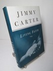 Jimmy Carter Signed 1996 Book Living Faith Church Potus President Autograph 1ste