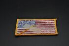 Us Military American Flag Reverse Shoulder Patch - Sew On - Made In The Usa