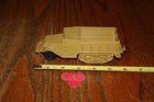 Vintage Marx Battleground Desert Fox Tan American Army Half-track H - Mpc