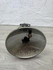 Justrite Streamlined Miners Work Hat Helmet Carbide Lamp Lantern Light Brass Usa