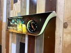 As Is Vintage 1979 Miller Beer Lighted Clock Sign It s Miller Time Bar Display