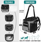 Gray Dog Bike Basket   Pet Carrier Backpack - Small Dogs Cats Max 18 Lbs