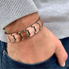Copper Magnetic Bracelet Arthritis Pain Energy Men Women Adjustable Cuff New Us