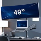 Vivo Pneumatic Arm Ultrawide Monitor And Laptop Desk Mount For Screens Up To 49 