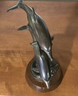 Randy Puckett Bronze Sculpture Two Dolphins Called Synchrony 1992  48 350 Signed