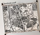 Oxford Map On Handmade Scroll - His Dark Materials Book Map  Lyra s World Map