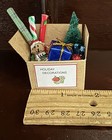1 12 Dollhouse Miniature Box Of Christmas Decorations