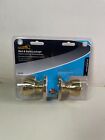 Privacy Door Knob Lockset Polished Brass Handle  bed   Bath  Pin Lock