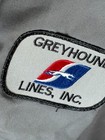 Vintage Greyhound Bus Line Driver Gray Suit Coat Jacket Shirt Tie Hat Mid-1970 s