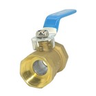 1 In 1  Female Npt Threaded Brass Ball Valve Full Port 300 Wog For Water