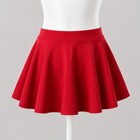 Balera Girls Dance Skirt Size 1c Red Pull On Circle Ballet Performance Costume