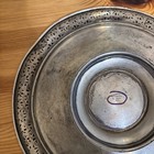 Vintage Sterling Silver Platter 10    Diameter 261g Marked International Sterling