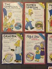 Vintage 1990 Greetings From The Simpsons Postcard Lot Of 14 Different Characters