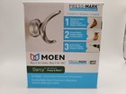 Moen Darcy Double Robe Hook Clothes Door Hanger Brushed Nickel My1503bn - New