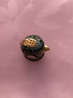 Vintage Cloisonne Bird Head Thimble Enamel Figural Multi Color
