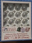 Darice Clear Glass Bulb Shape Clear Christmas Ornaments Home For Holidays