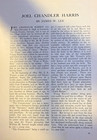 1909 Author Joel Chandler Harris
