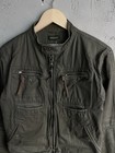 Vintage 90s Y2k Diesel Distressed Y2k Denim Military Multipocket Jacket Size L