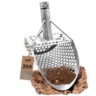 Heavy Duty Sand Scoop For Metal Detecting - Stainless Steel Sifter Shovel 9x6